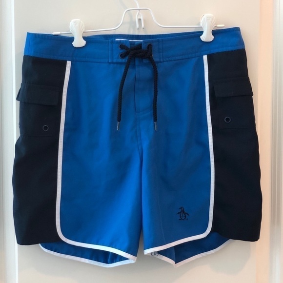 Original Penguin Swim Shorts Size 30 - Picture 2 of 16